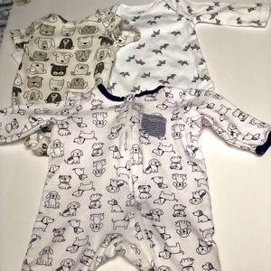 I ❤️ puppies set baby clothes set